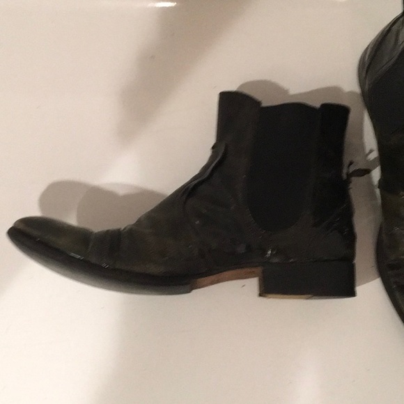 Just Cavalli mens 9 grey patent leather - Picture 2 of 6